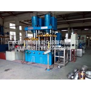 不銹鋼鍋兩工位拉伸自動化生產線